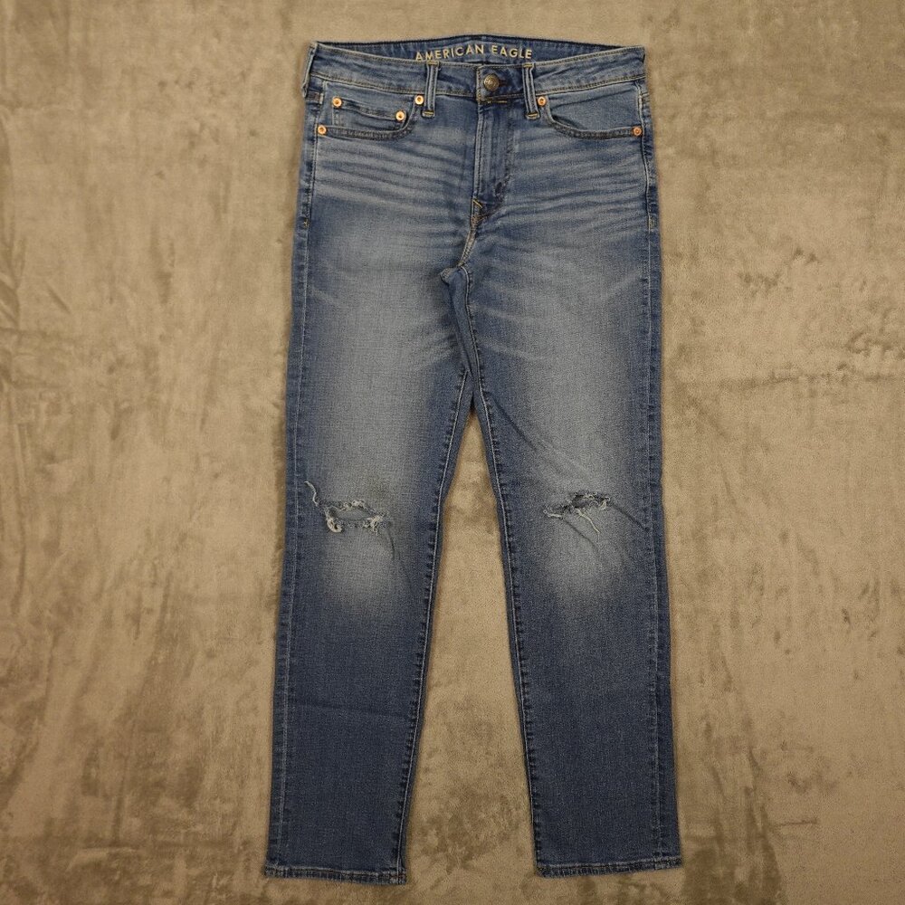 American Eagle jeans Original‎ Straight men's 30x34 blue denim
